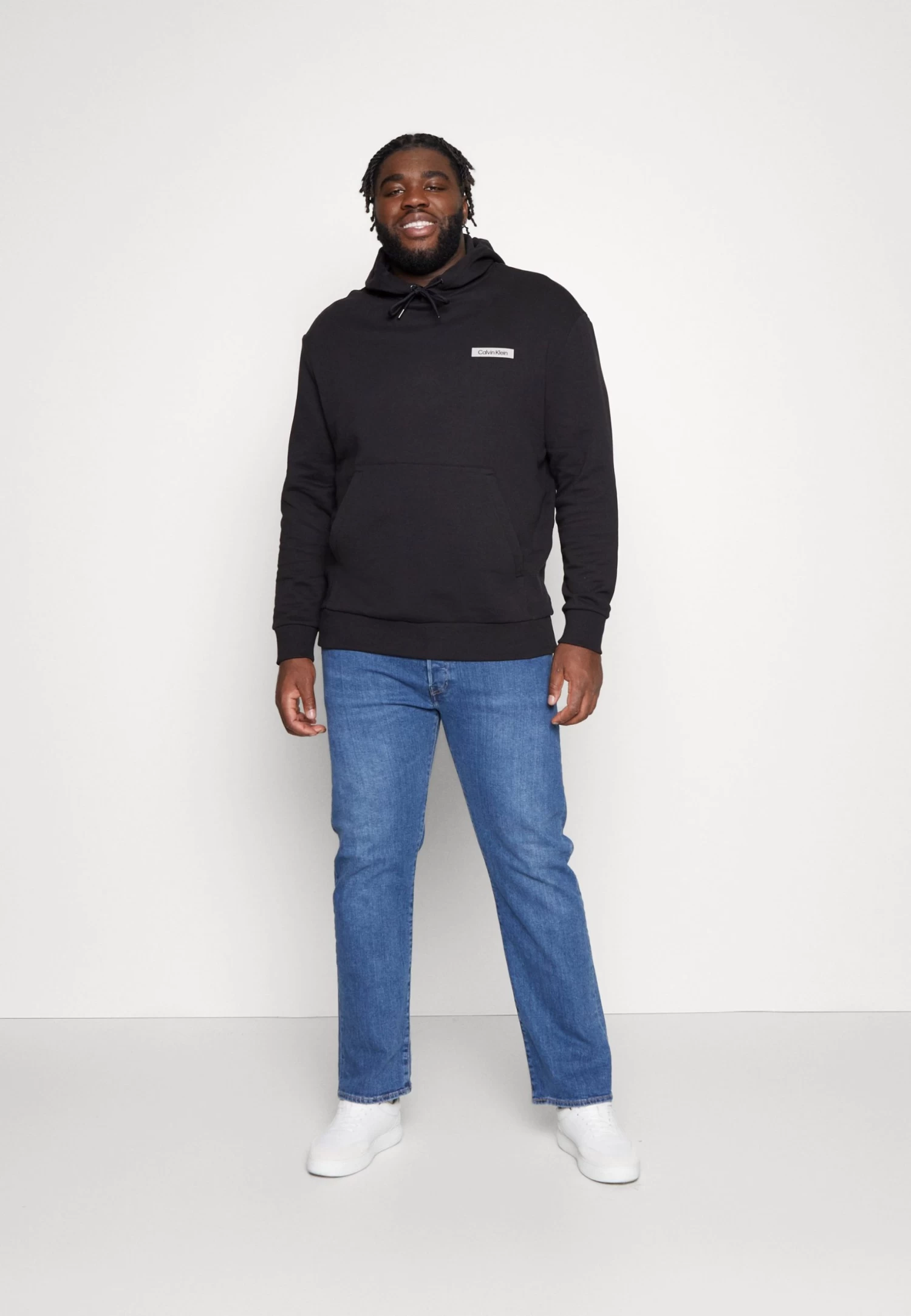 Calvin Klein Matte Back Logo Hoodie - Sweatshirt - Black - Image 2