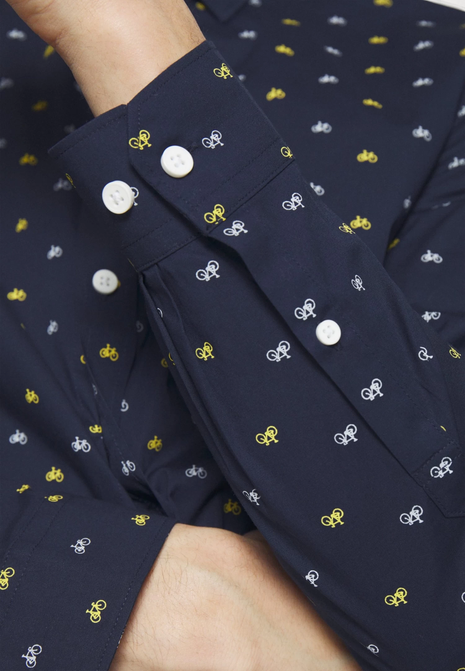 Lindbergh Bike Superflex Shirt- Shirt - Navy - Image 6