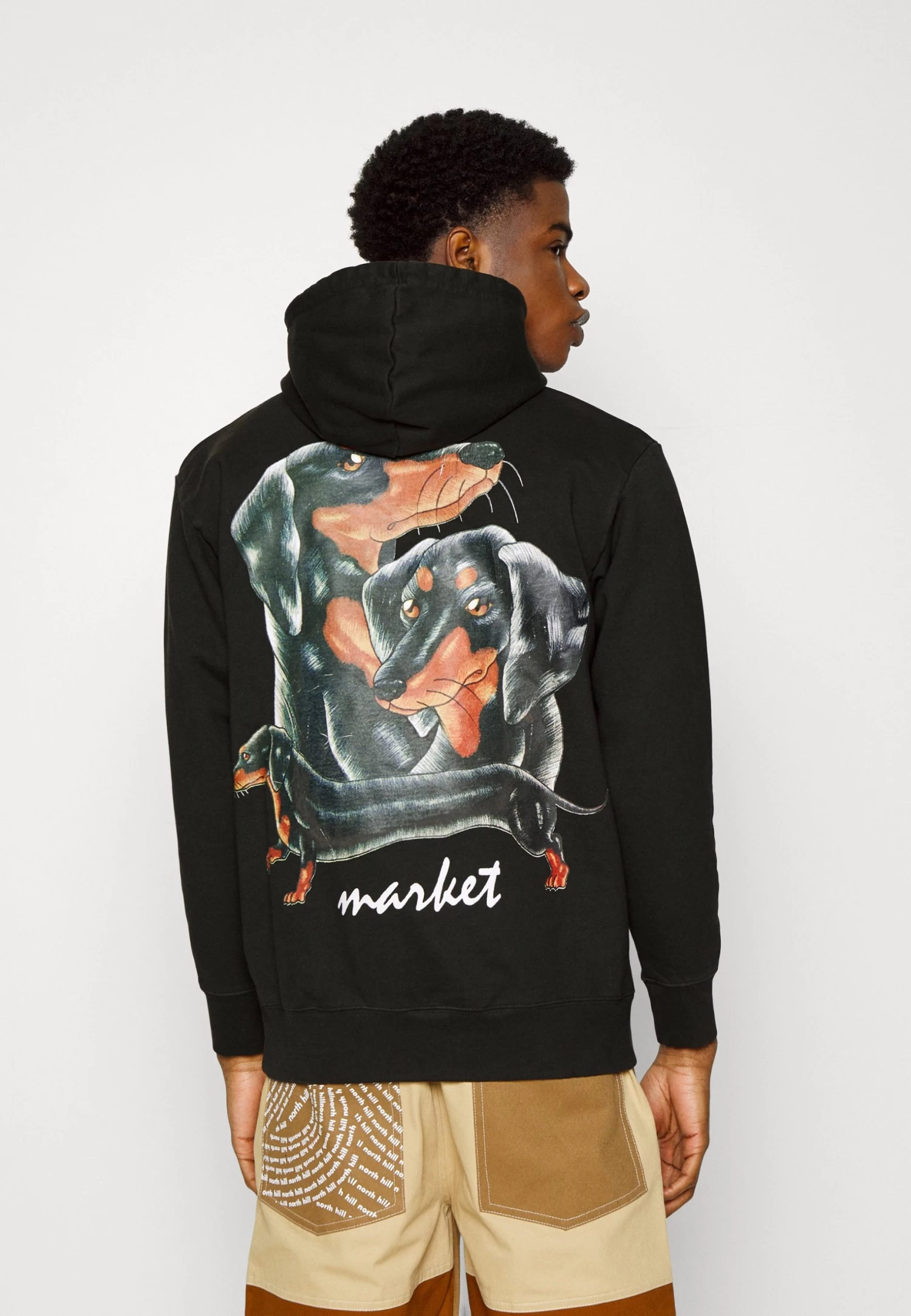 MARKET Unisex- Hoodie - Charcoal - Image 3