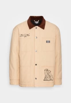Obey Clothing Friendly Jacket Unisex - Light Jacket - Irish Cream