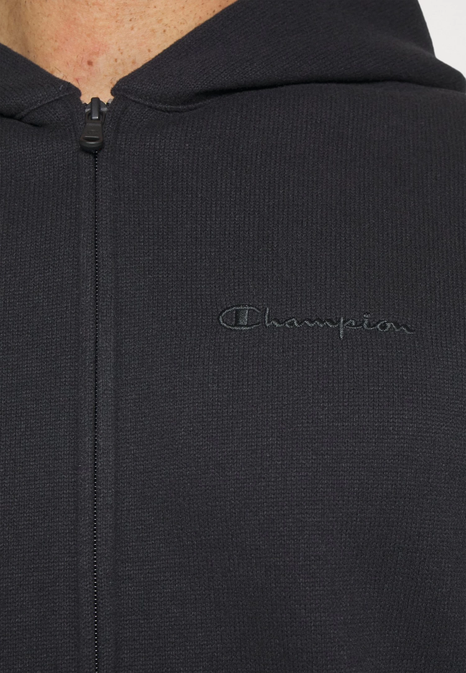 Champion Hooded Full Zip - Zip-Up Sweatshirt - Black - Image 5