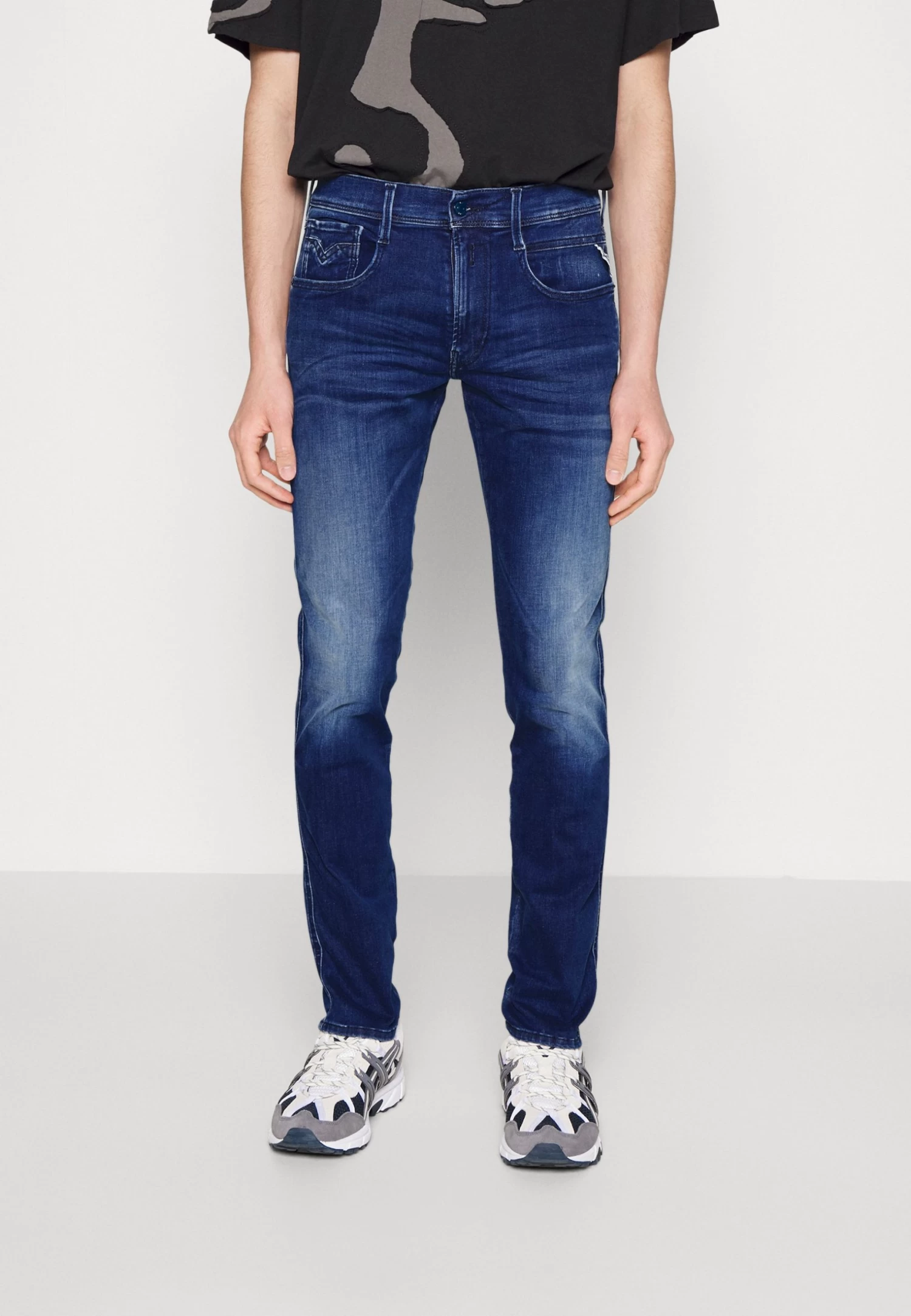 Replay Anbass Forever - Slim Fit Jeans - Medium Blue