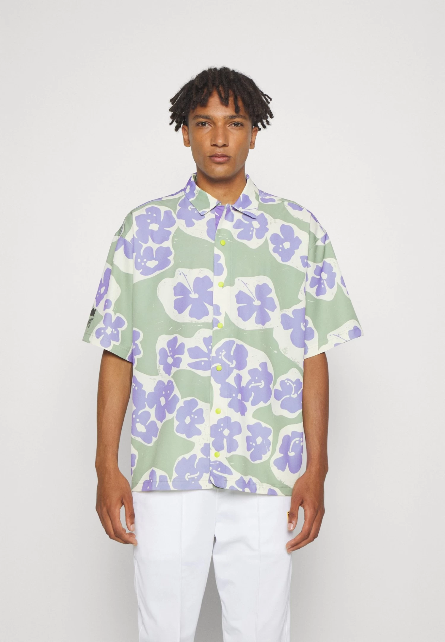 Nike Performance Osaka Button Up - Shirt - Oil Green/Black