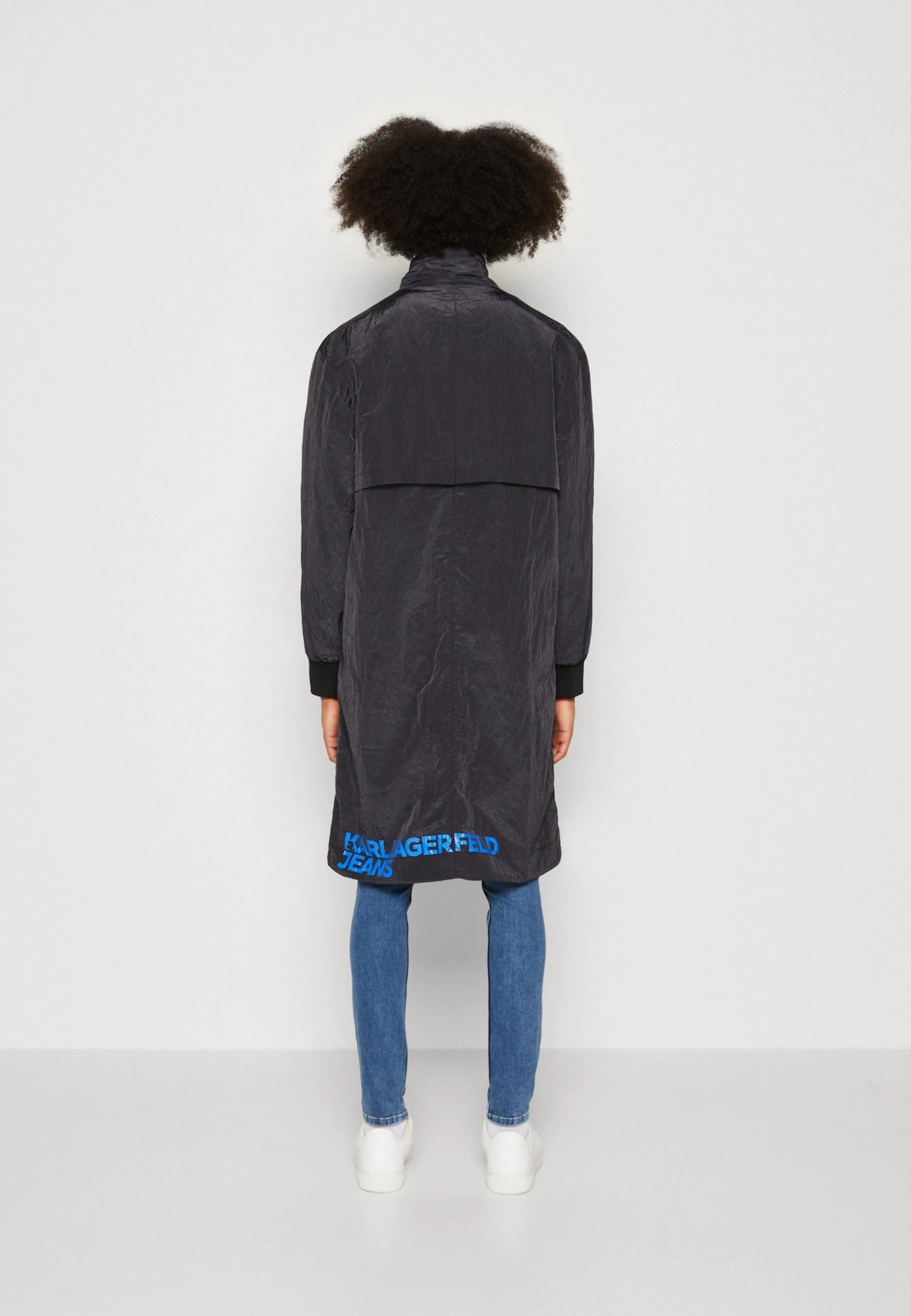 Karl Lagerfeld Jeans Oversized Summer Coat - Parka - Black - Image 3