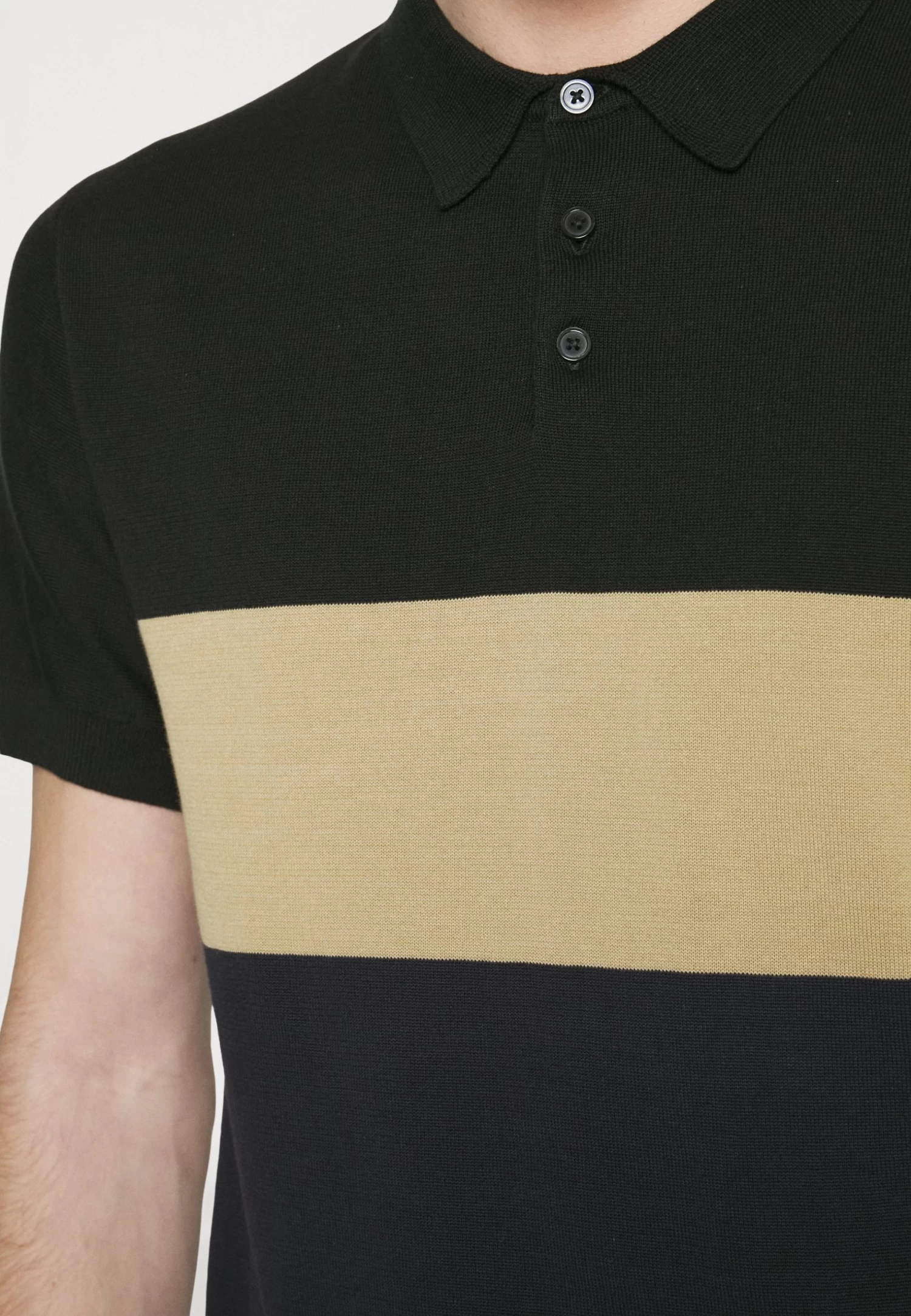 Selected Homme Slhmattis Block - Polo Shirt - Black - Image 6