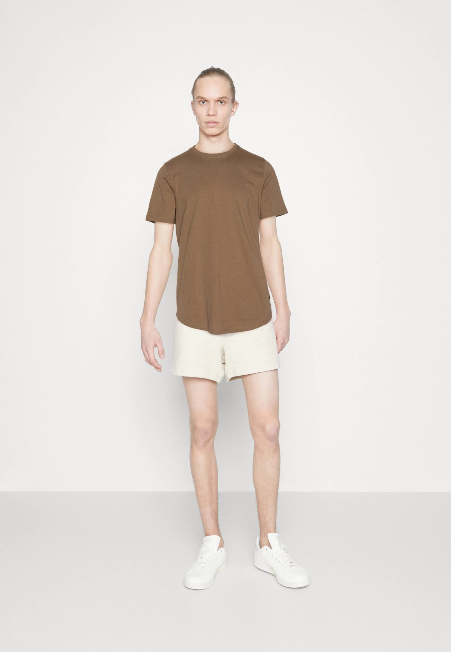 Jack & Jones Jjenoa Ss Crew Neck Noos - Basic T-Shirt - Otter - Image 2