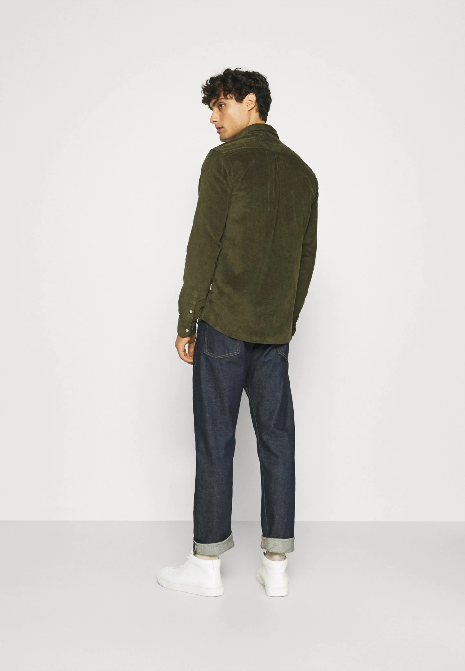 Kronstadt Johan Corduroy Shirt - Shirt - Olive Green - Image 3