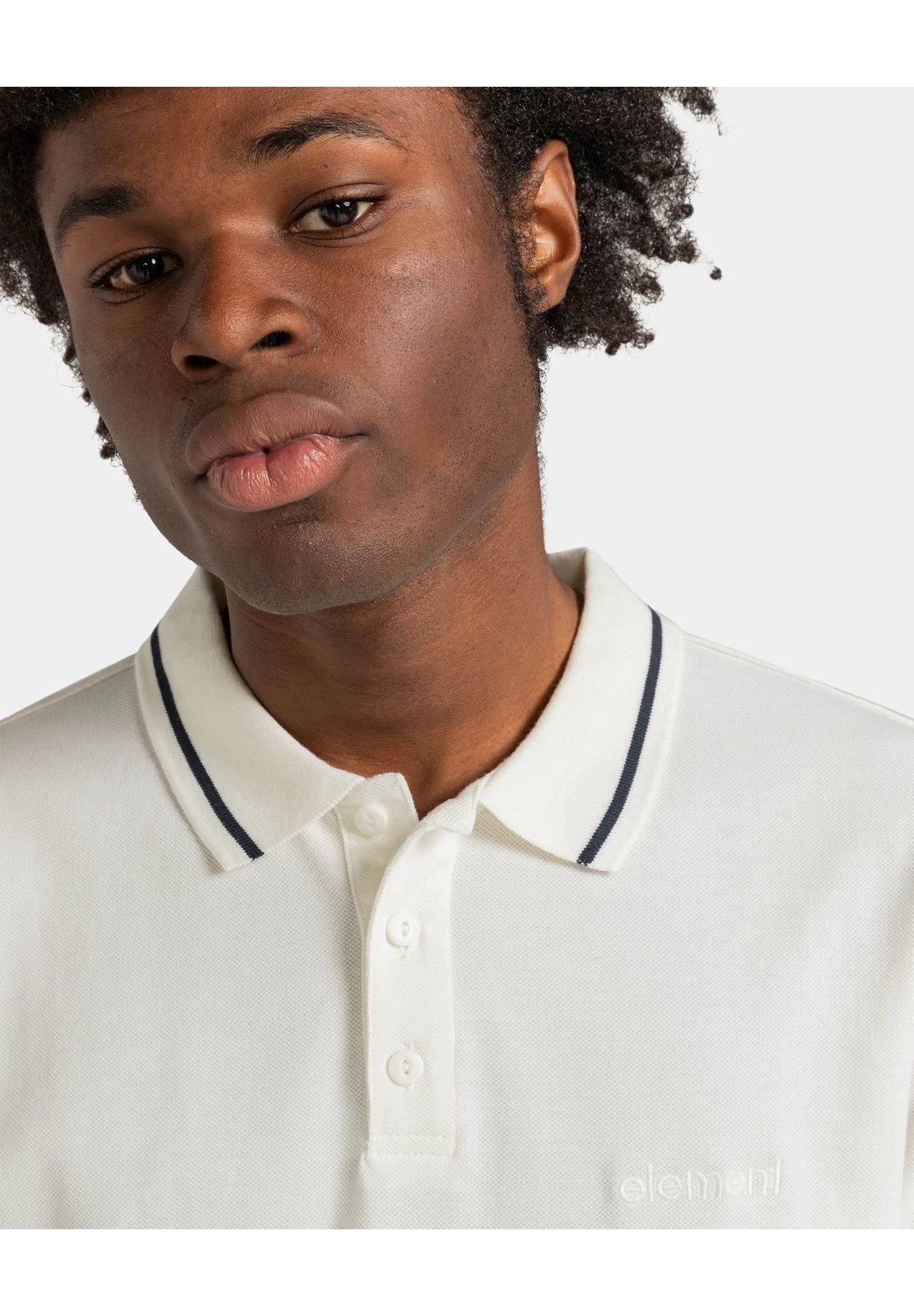 Element Myloh Manches Courtes- Polo Shirt - Off White - Image 4