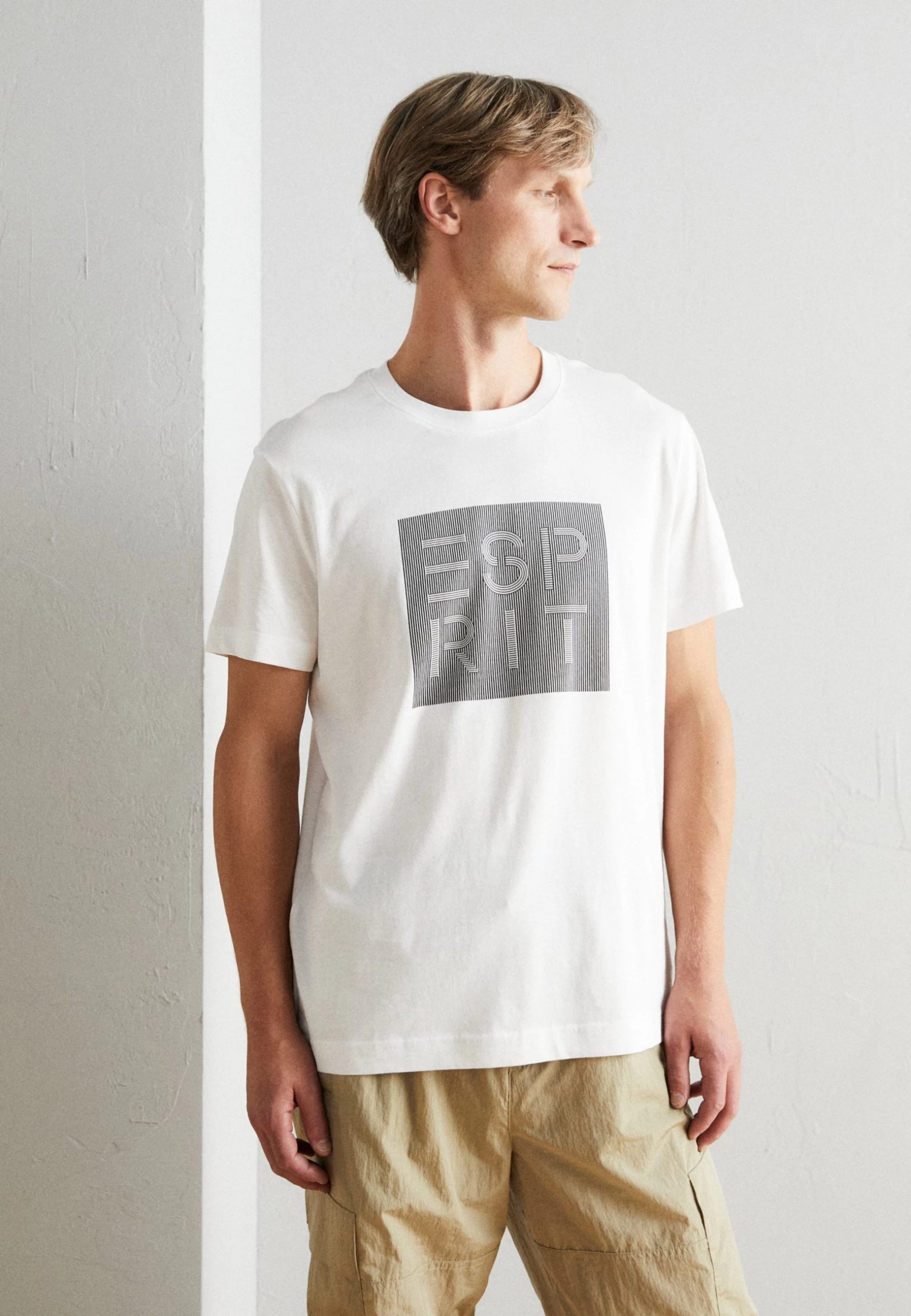 ESPRIT 2 Pack - Print T-Shirt - White