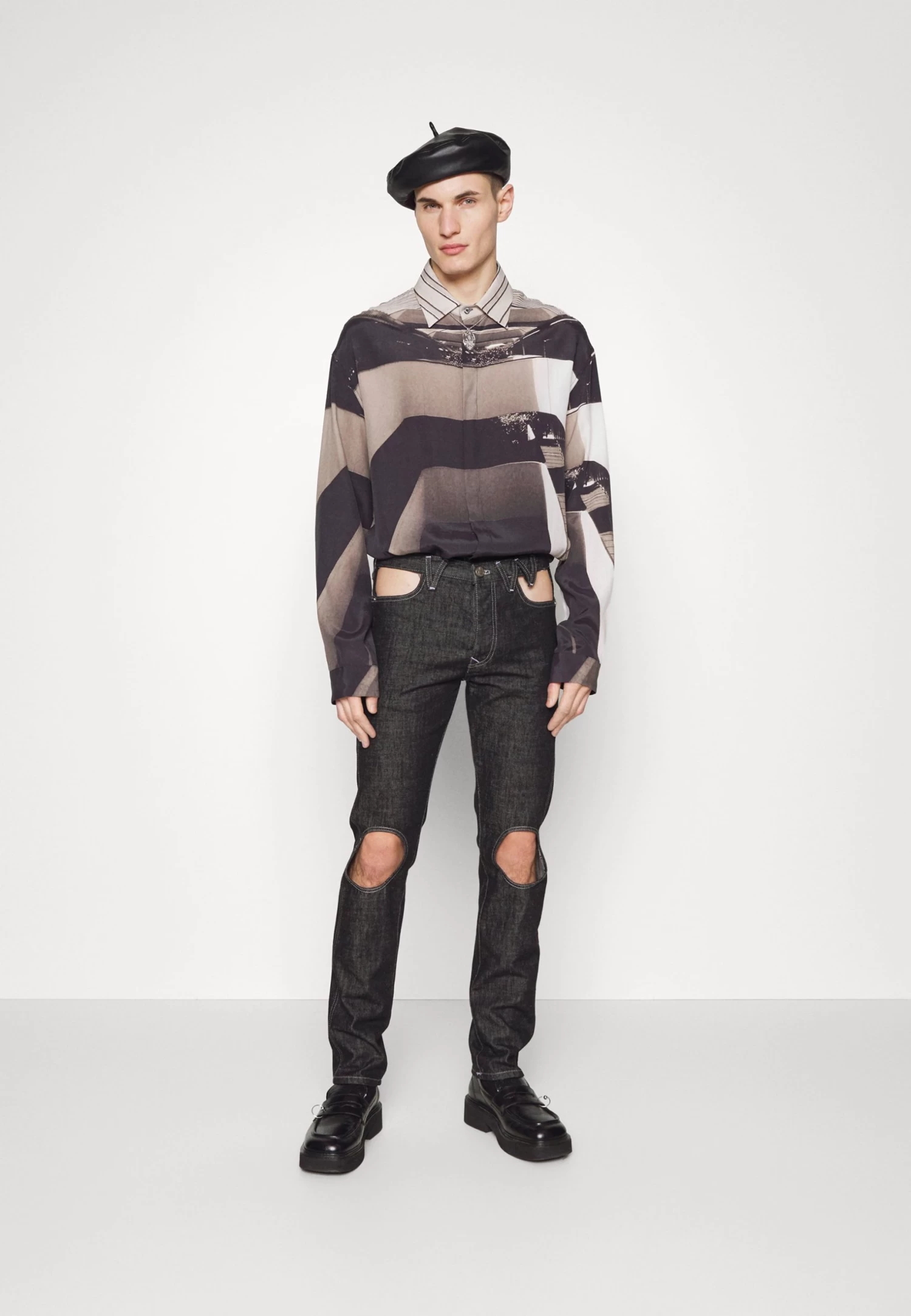 Vivienne Westwood Cut Out Peppe - Slim Fit Jeans - Black - Image 3