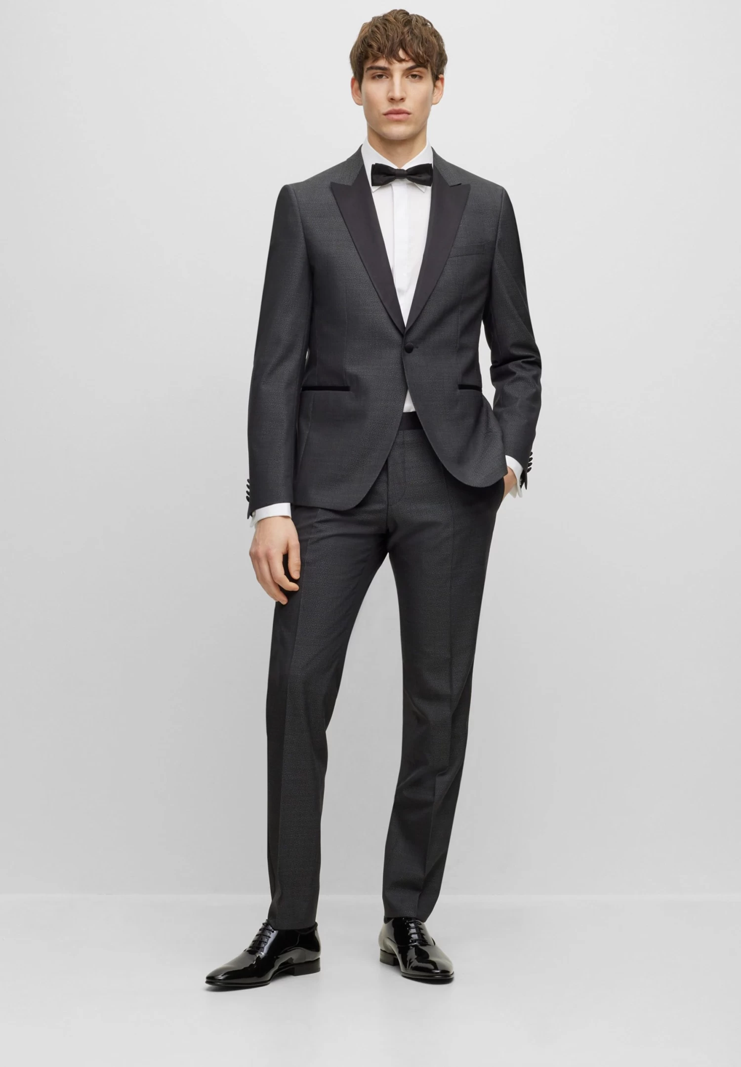 Boss H-Hank-Tux1-Dc - Formal Shirt - White - Image 2