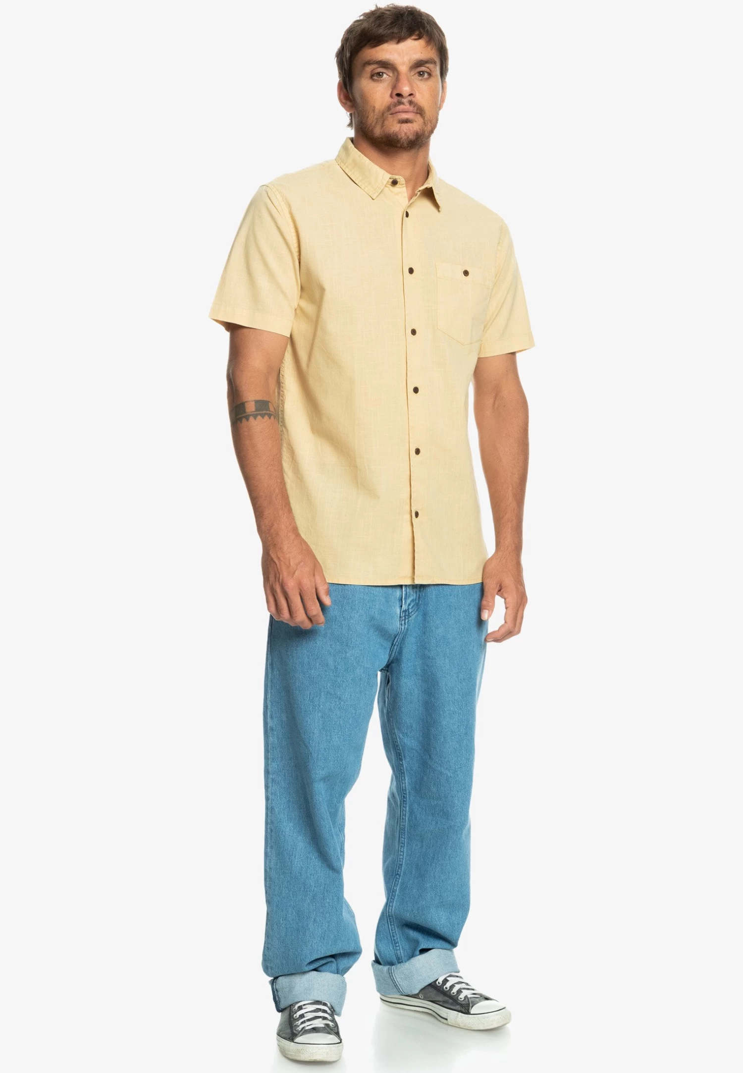 Quiksilver Bolam - Shirt - Wheat - Image 2