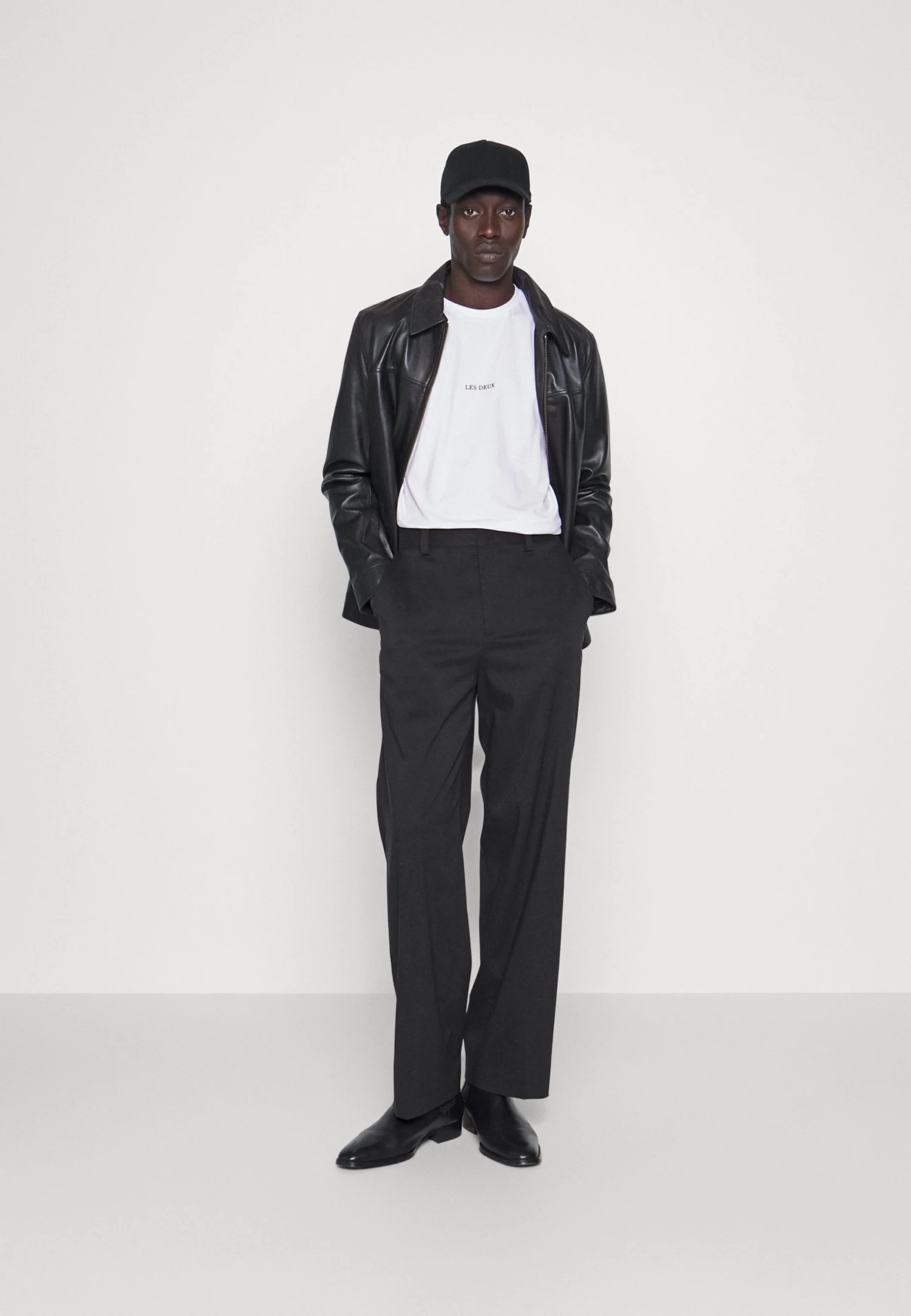 Les Deux Lens - Basic T-Shirt - White/Black - Image 2