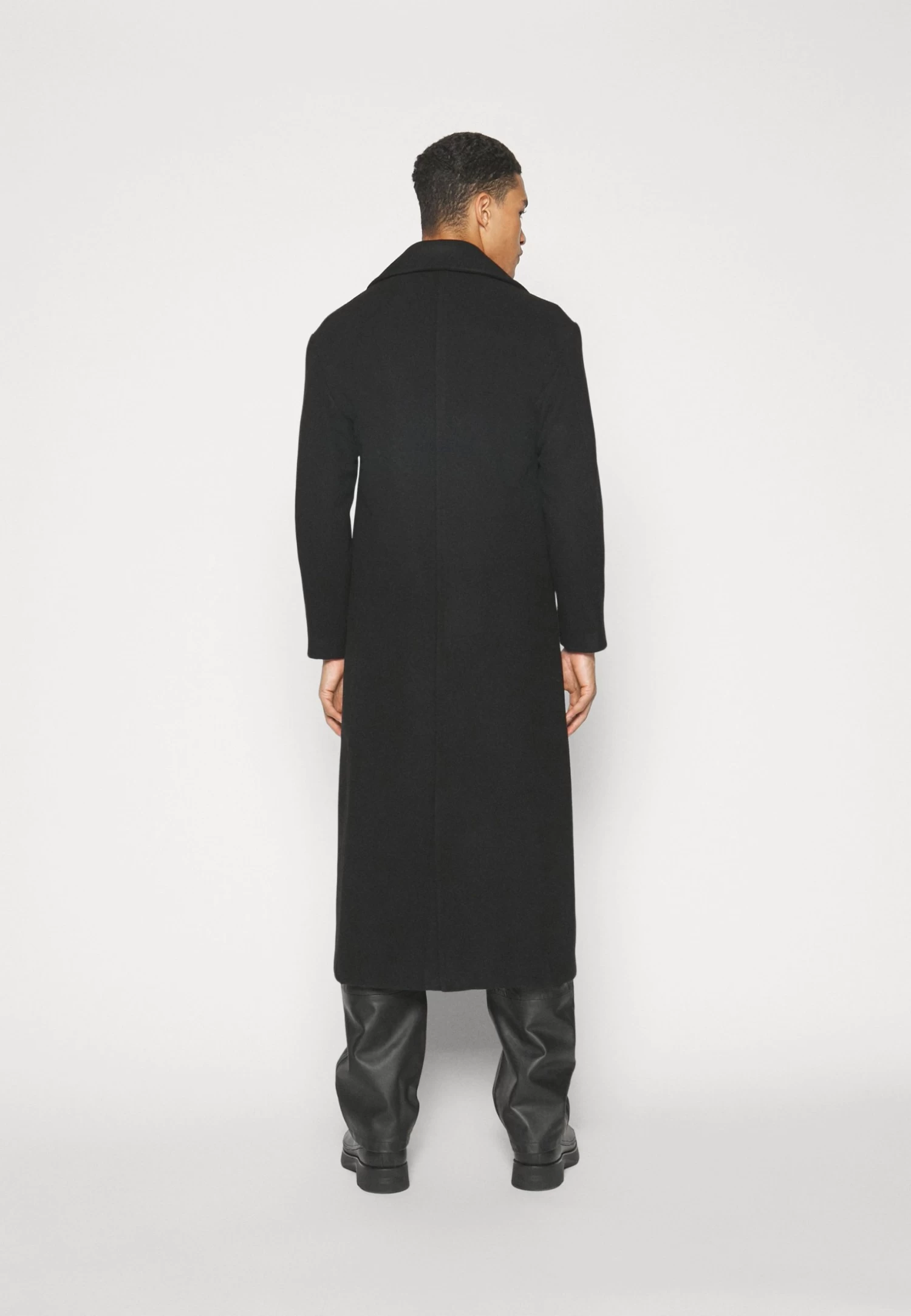 Long Coat - Classic Coat - Black - Image 4