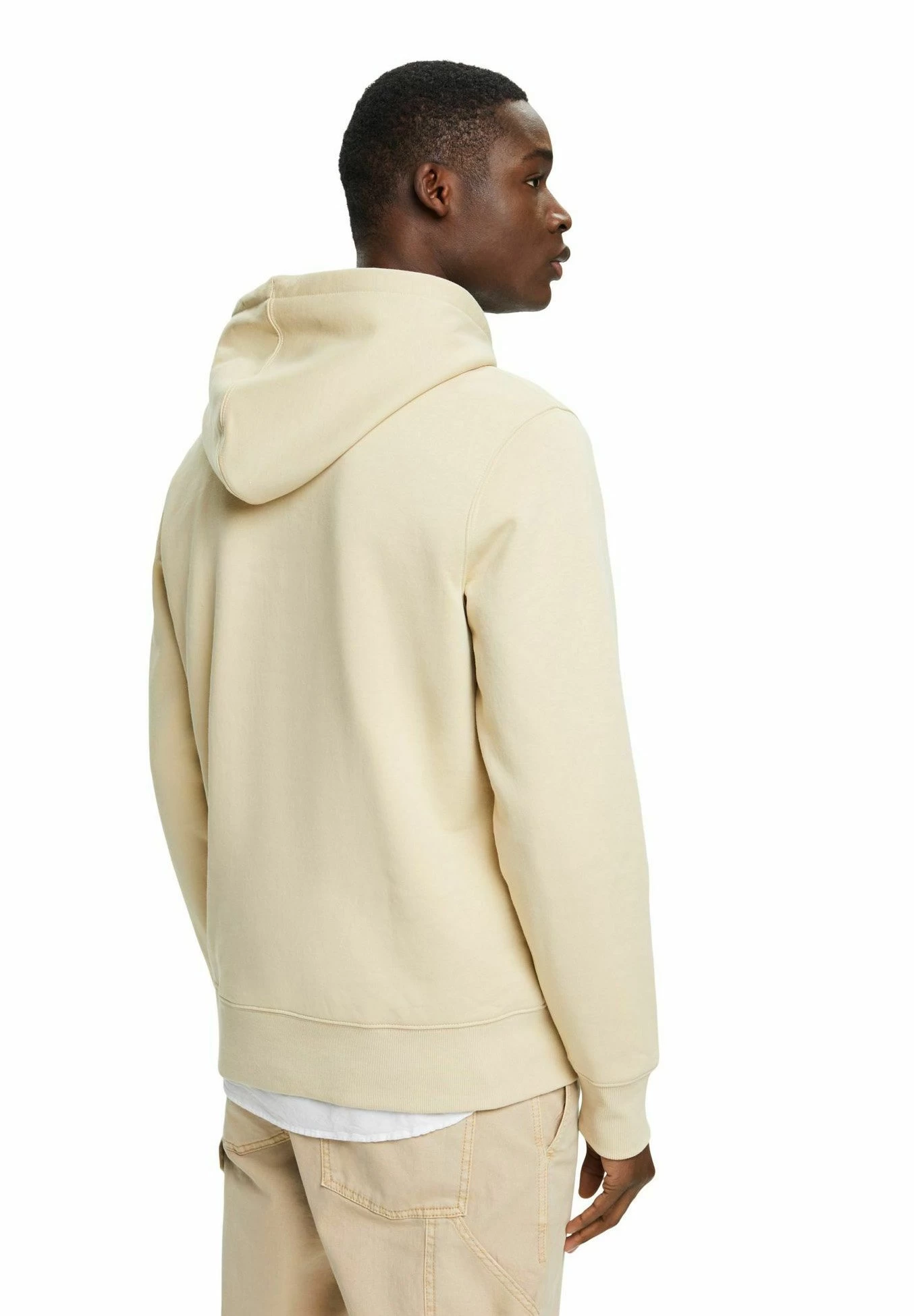 ESPRIT Mit Logo-Print Auf Der Brust - Hoodie - Beige - Image 7