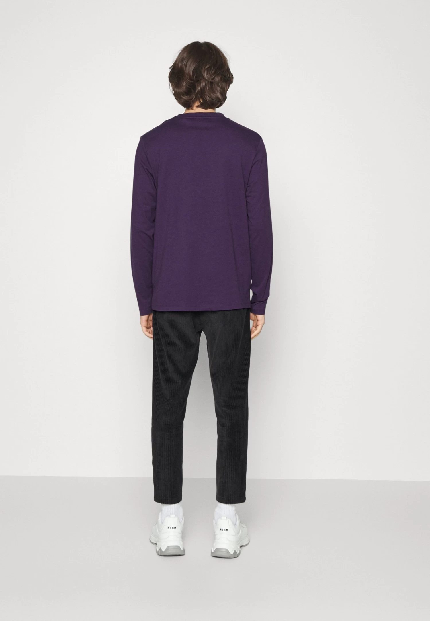 Hugo Diragolo - Long Sleeved Top - Dark Purple - Image 3