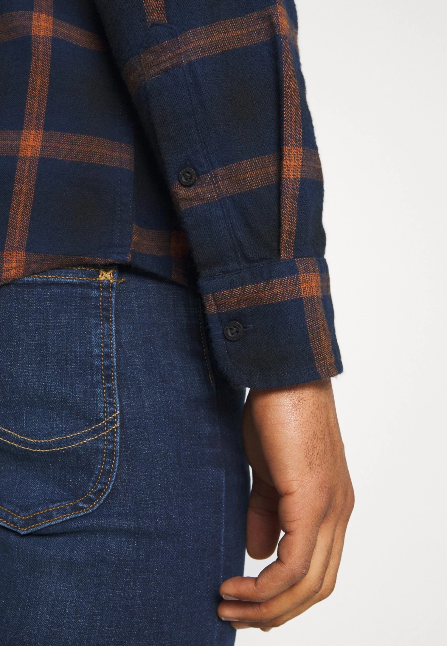 Lee Button Down - Shirt - Navy - Image 6