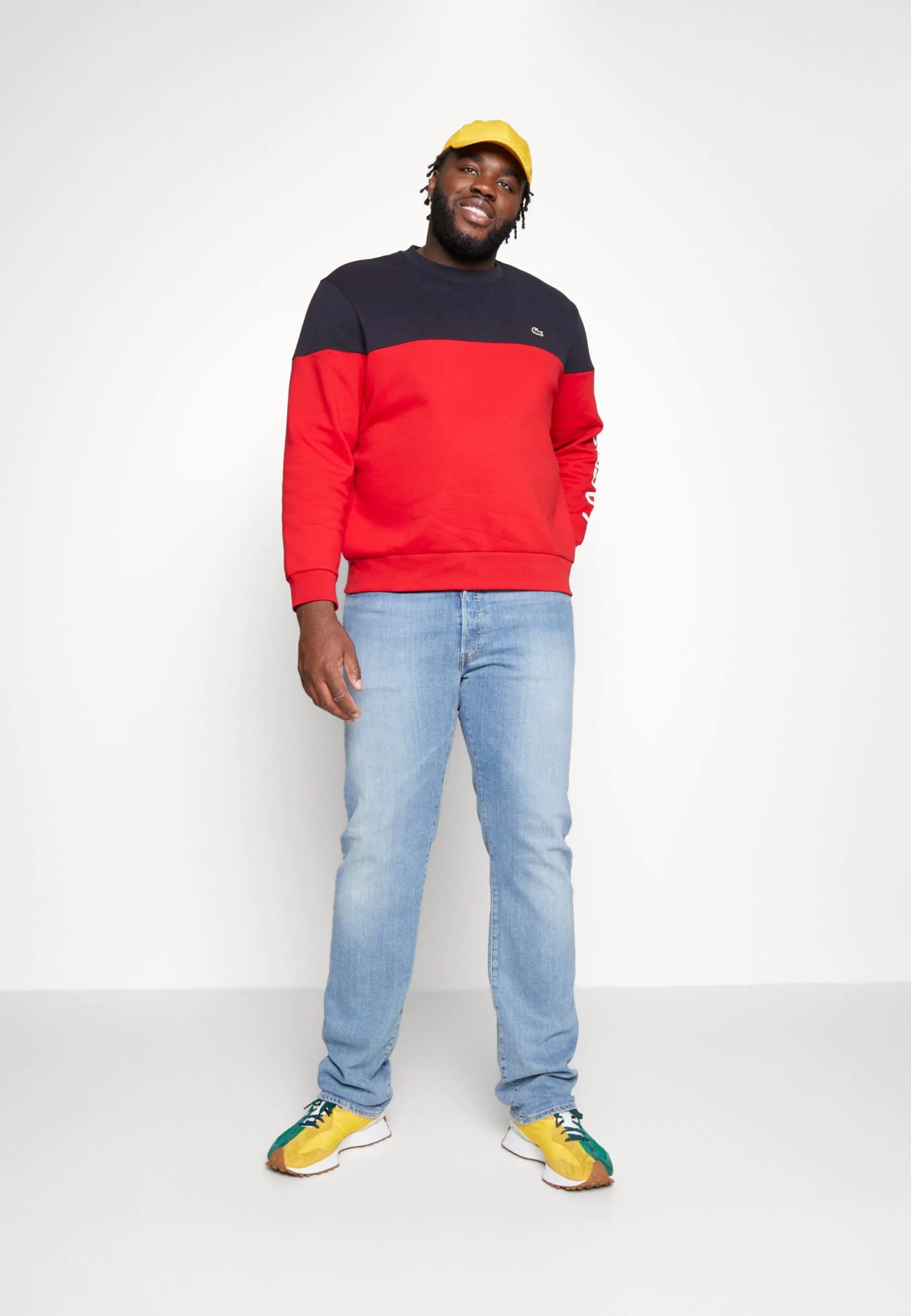 Lacoste Sweatshirt - Abysm/Red - Image 2