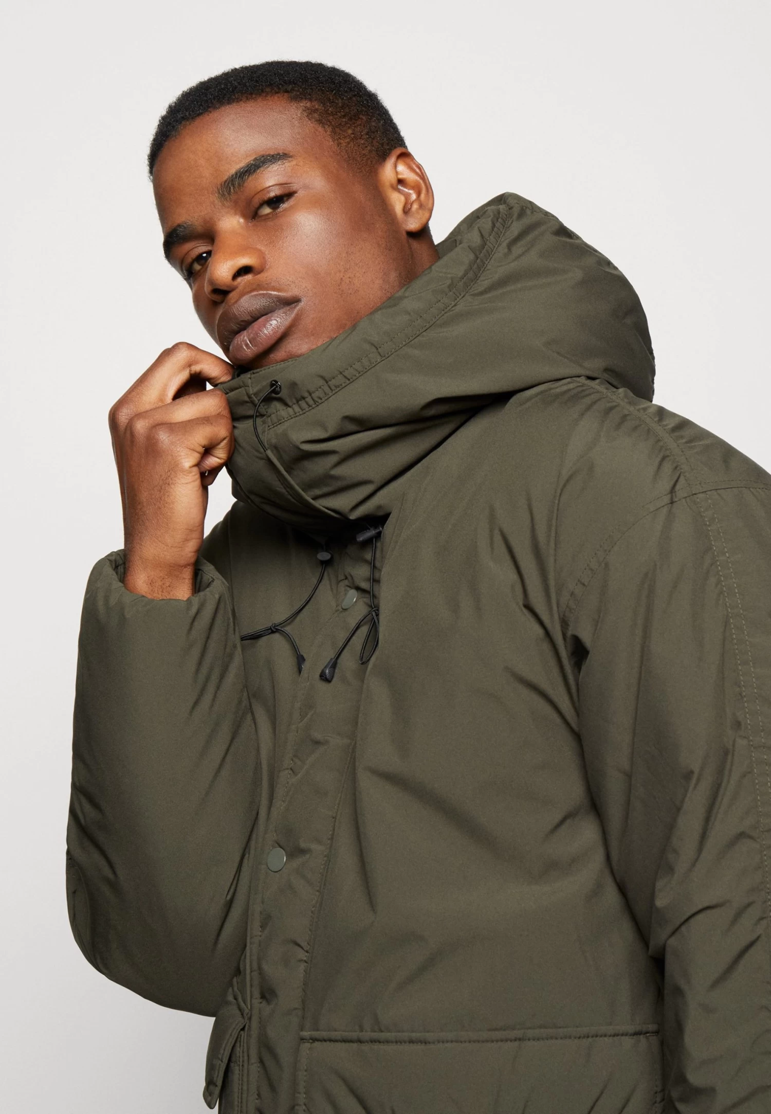 Abercrombie & Fitch Cloud Jacket- Winter Coat - Olive - Image 6