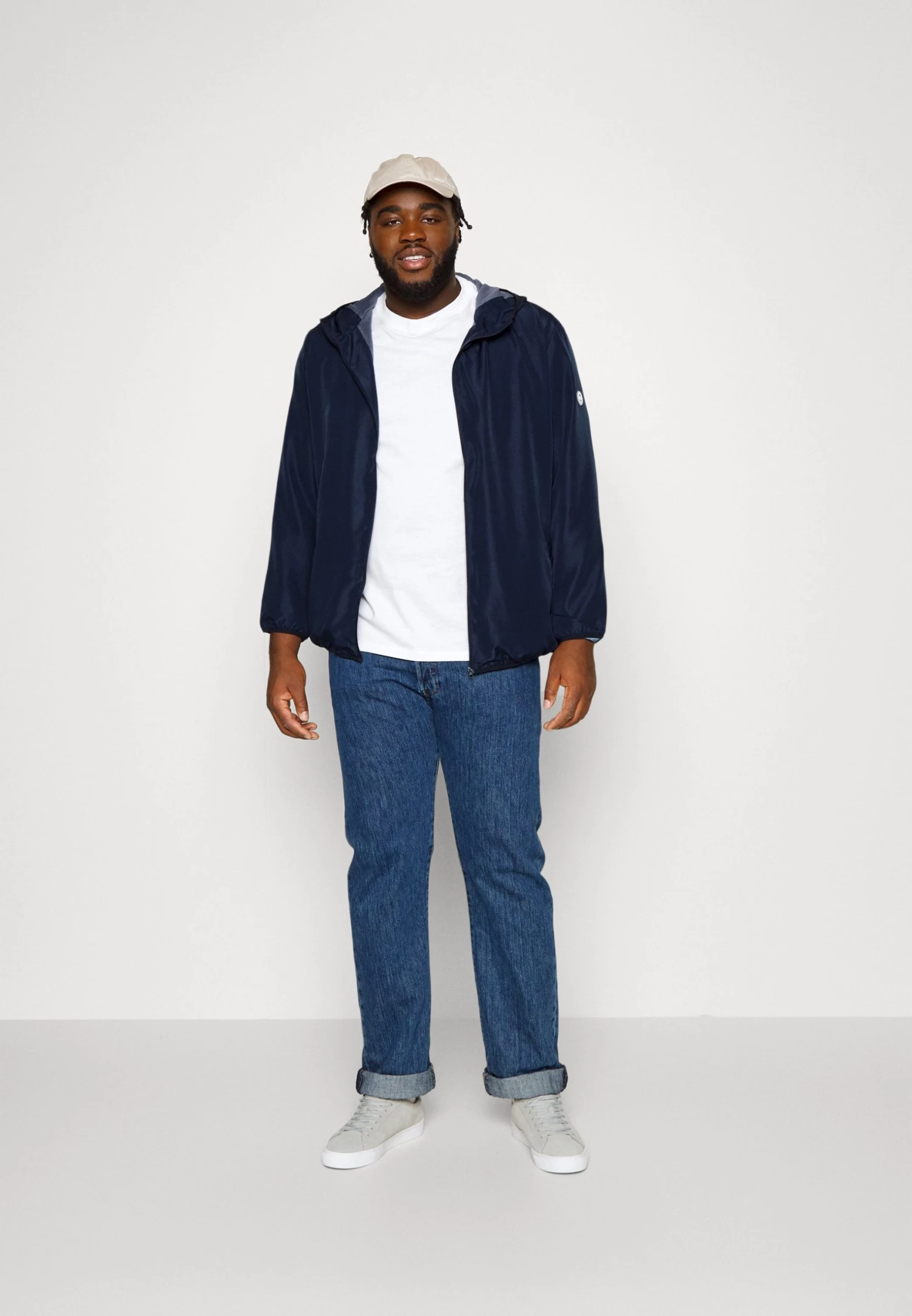 Jack & Jones Jjcali Jacket - Summer Jacket - Navy Blazer - Image 2