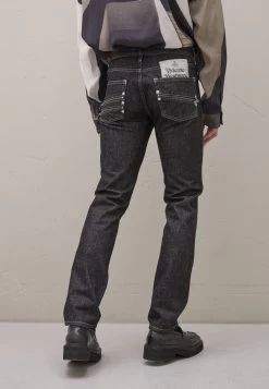 Vivienne Westwood Cut Out Peppe - Slim Fit Jeans - Black
