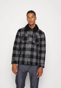 BRAVE SOUL Summer Jacket - Black/Grey