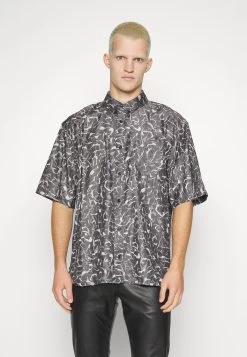 Han Kjøbenhavn Printed Relaxed Short Sleeve - Shirt - Silver