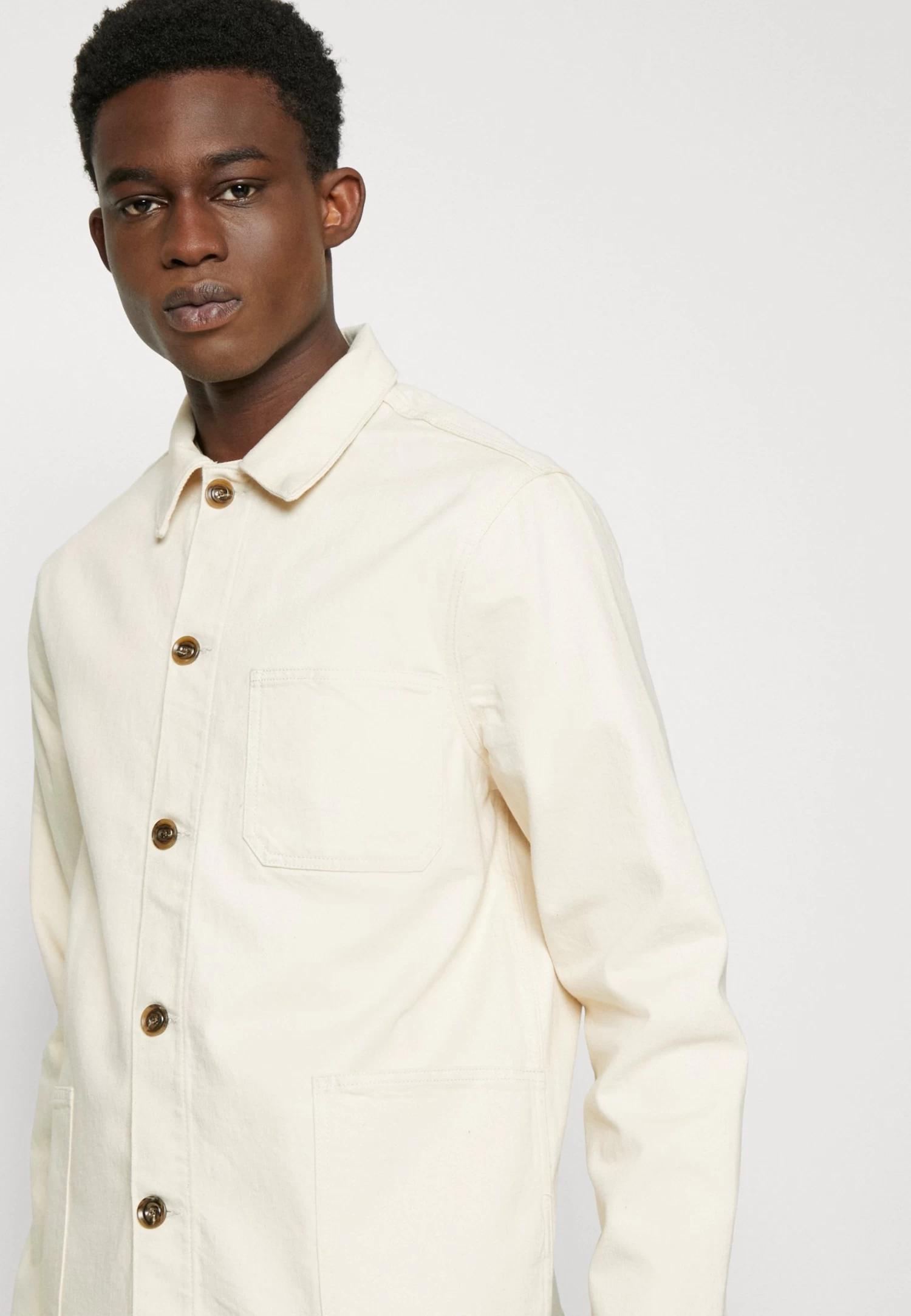 7 For All Mankind Utility - Denim Jacket - Ecru - Image 5