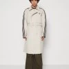 Adidas Originals 3 Stripe Coat Unisex - Trenchcoat - Beige