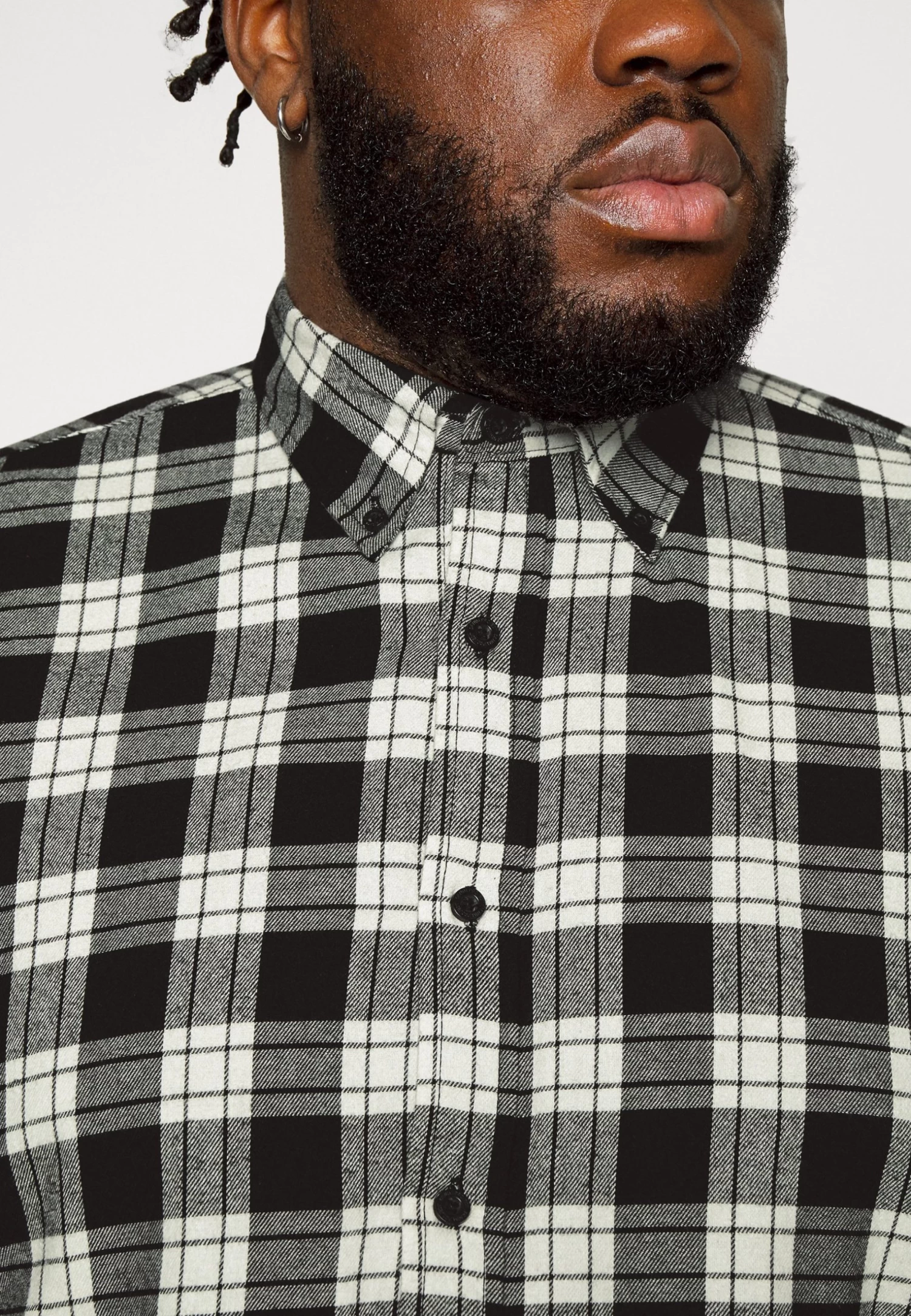 Denim Project Check Shirt - Shirt - White/Black - Image 5