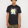 Obey Clothing Cat - Print T-Shirt - Black