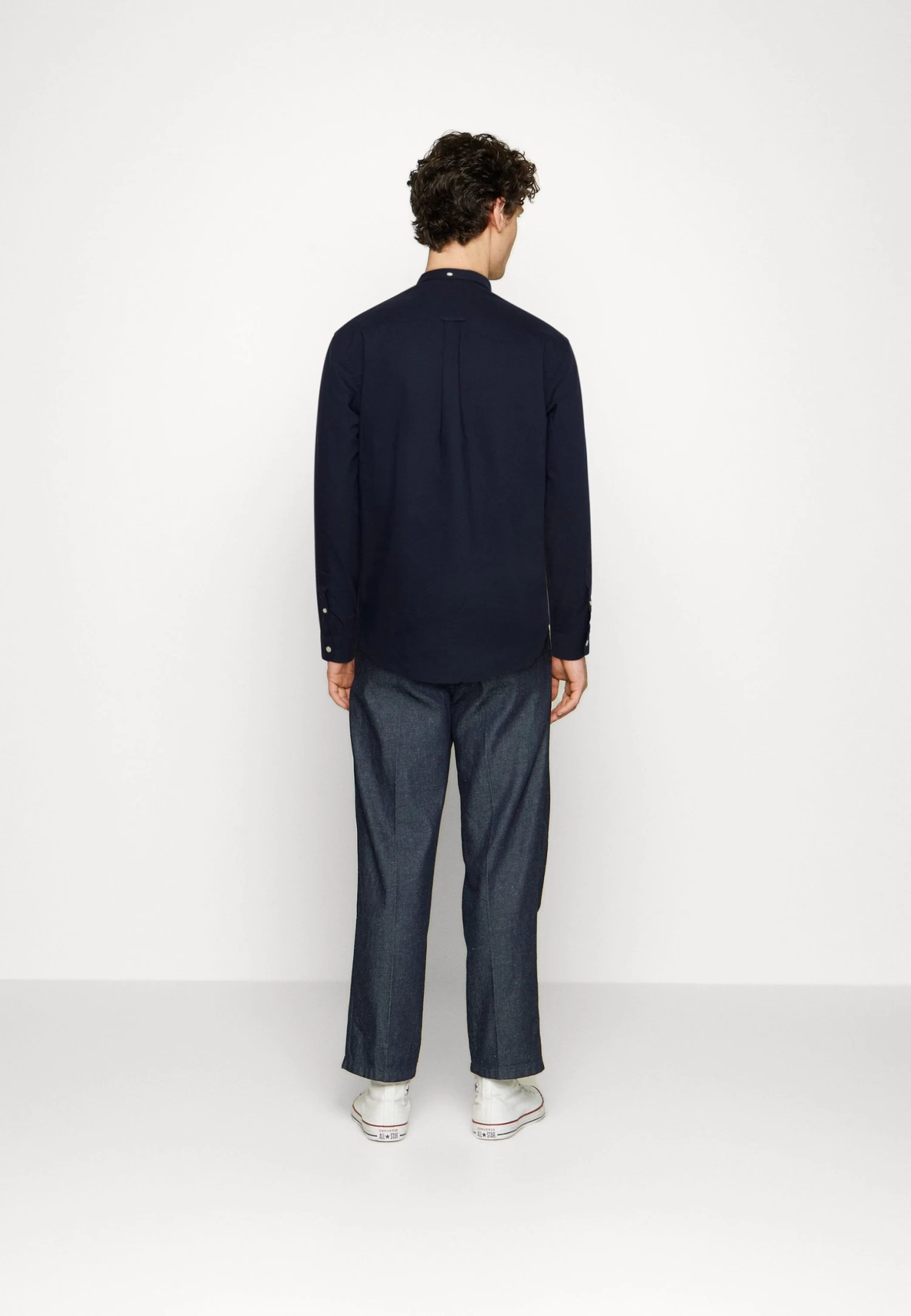 Lyle & Scott Oxford - Shirt - Dark Navy - Image 3