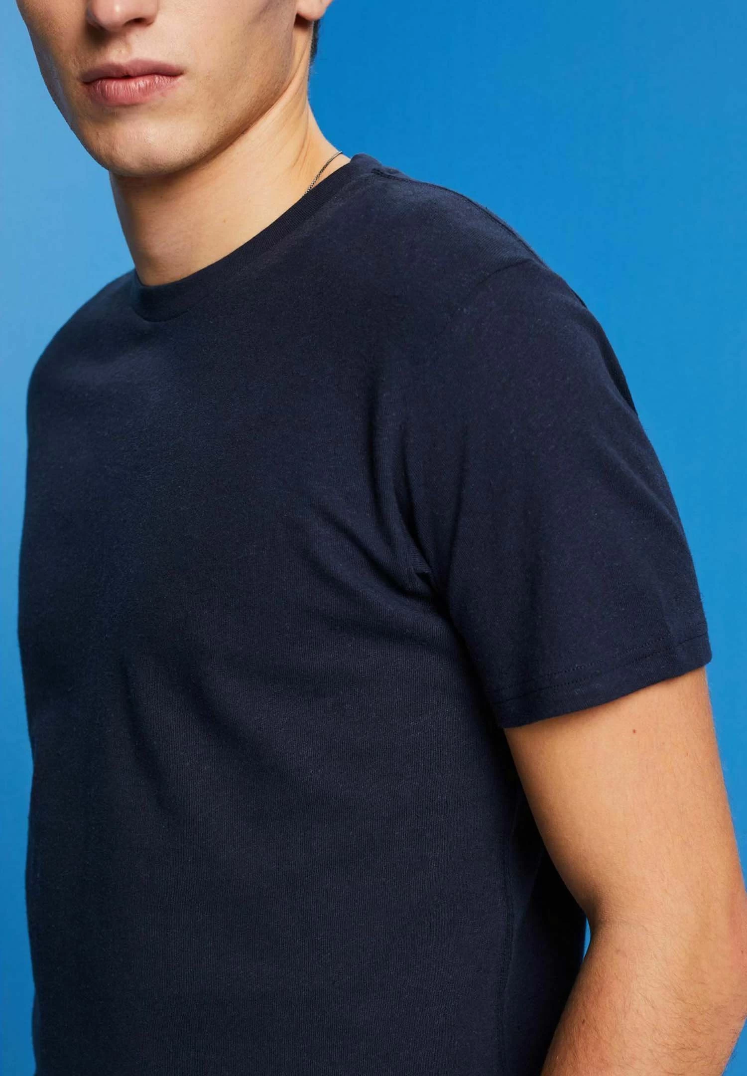 ESPRIT Basic T-Shirt - Navy - Image 7