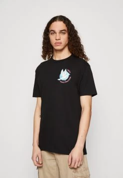 Obey Clothing Dove Barbed Wire Unisex - Print T-Shirt - Black