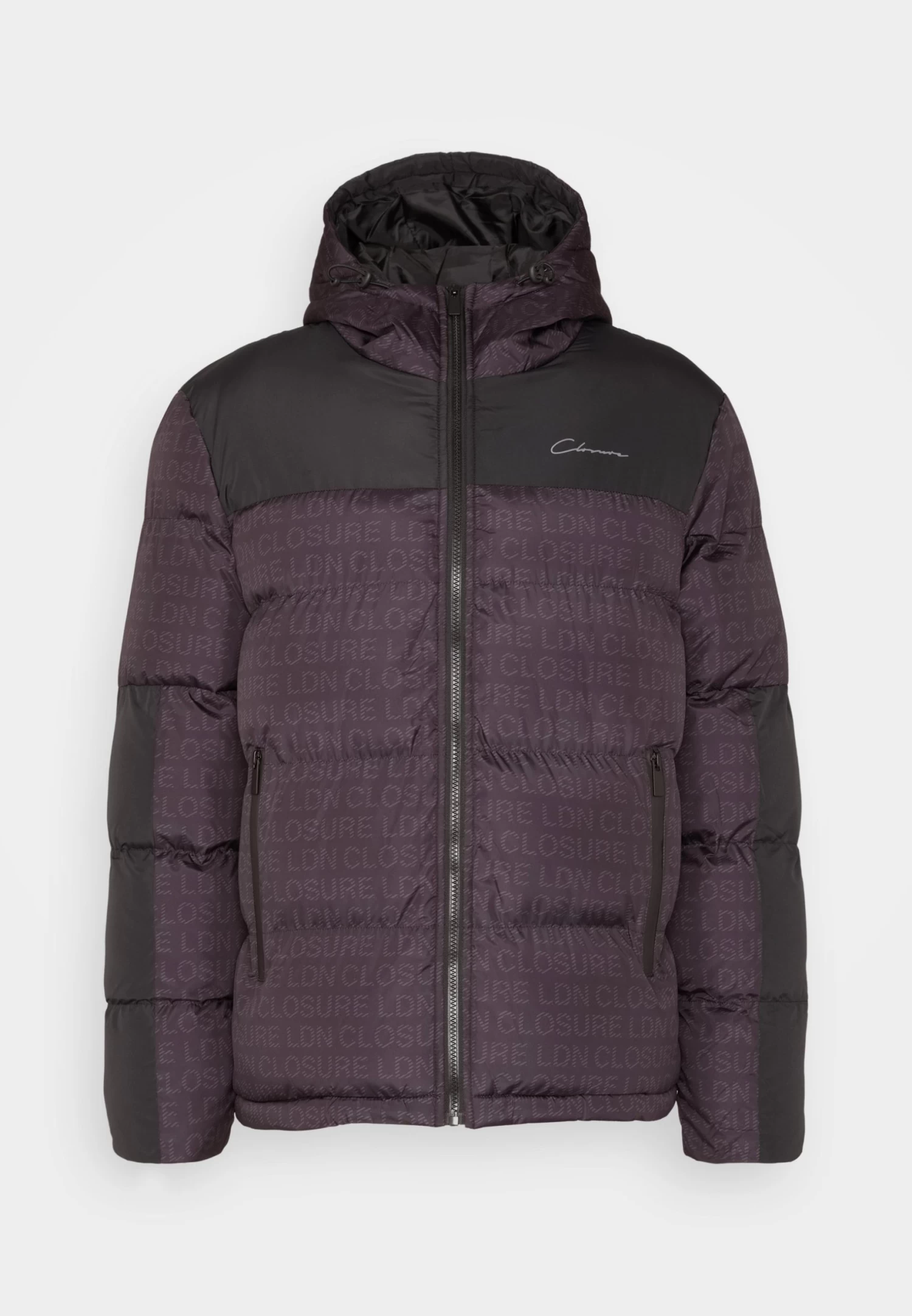 Panelled Logo - Winter Coat - Black - Image 5