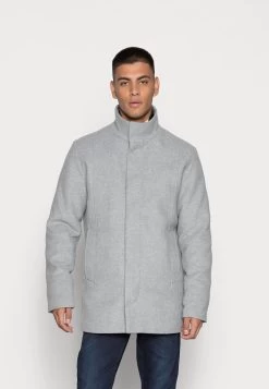 Jack & Jones Jjedunham Sn - Short Coat - Light Grey Melange