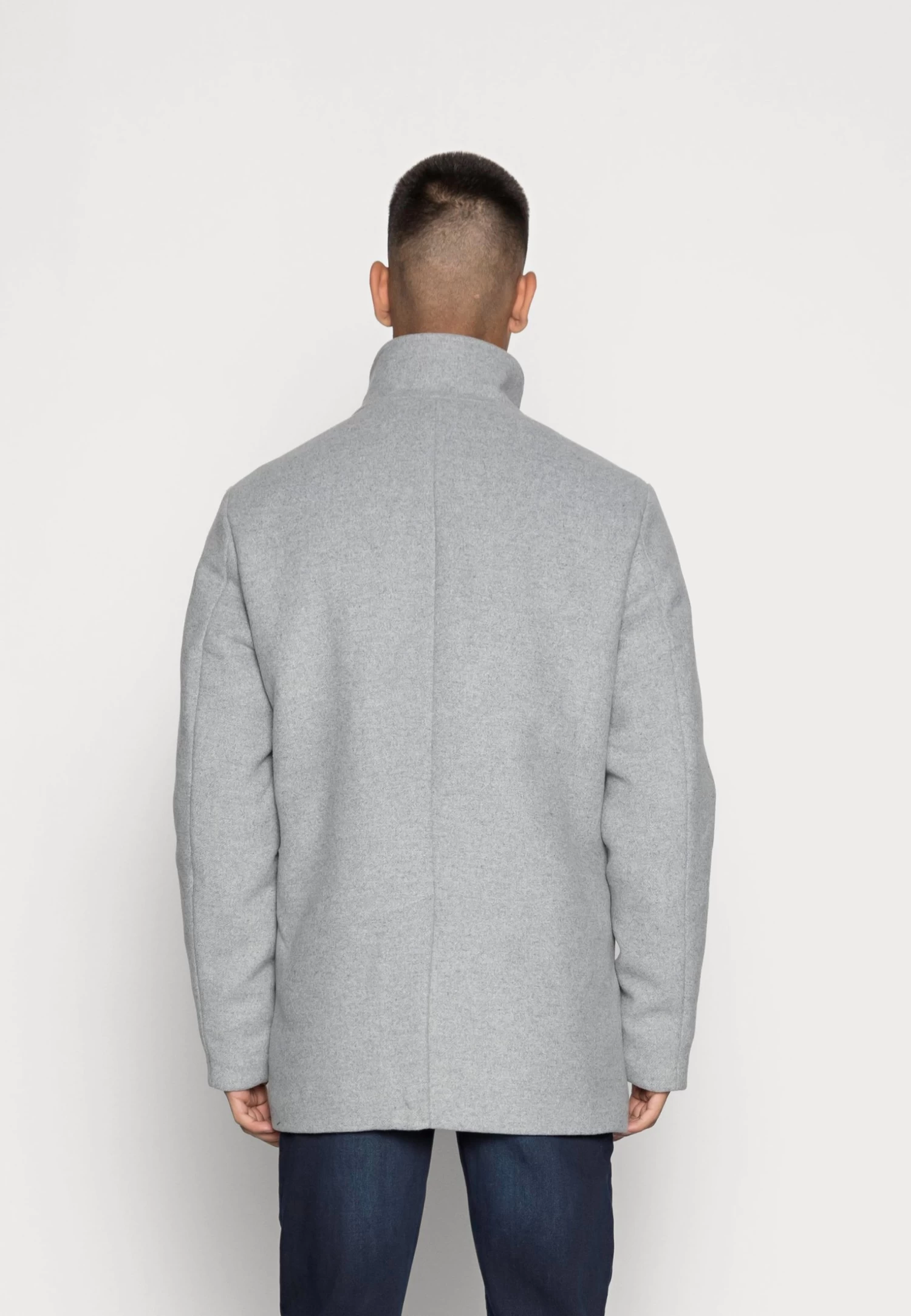 Jack & Jones Jjedunham Sn - Short Coat - Light Grey Melange - Image 3