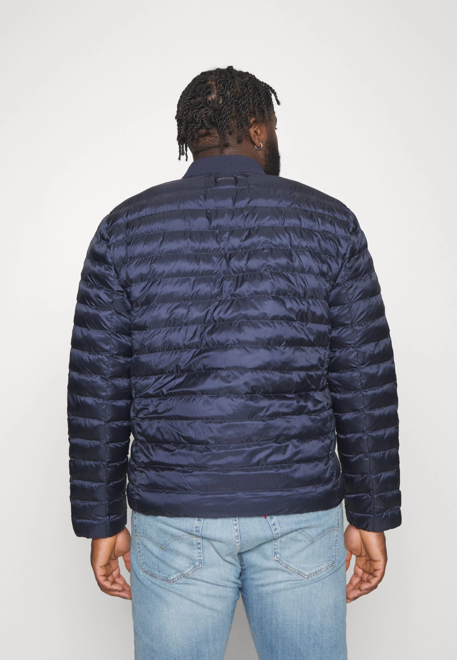 Gant Light Padded Jacket Plus Size - Bomber Jacket - Evening Blue - Image 3