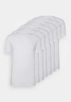 Pier One 7 Pack - Basic T-Shirt - White