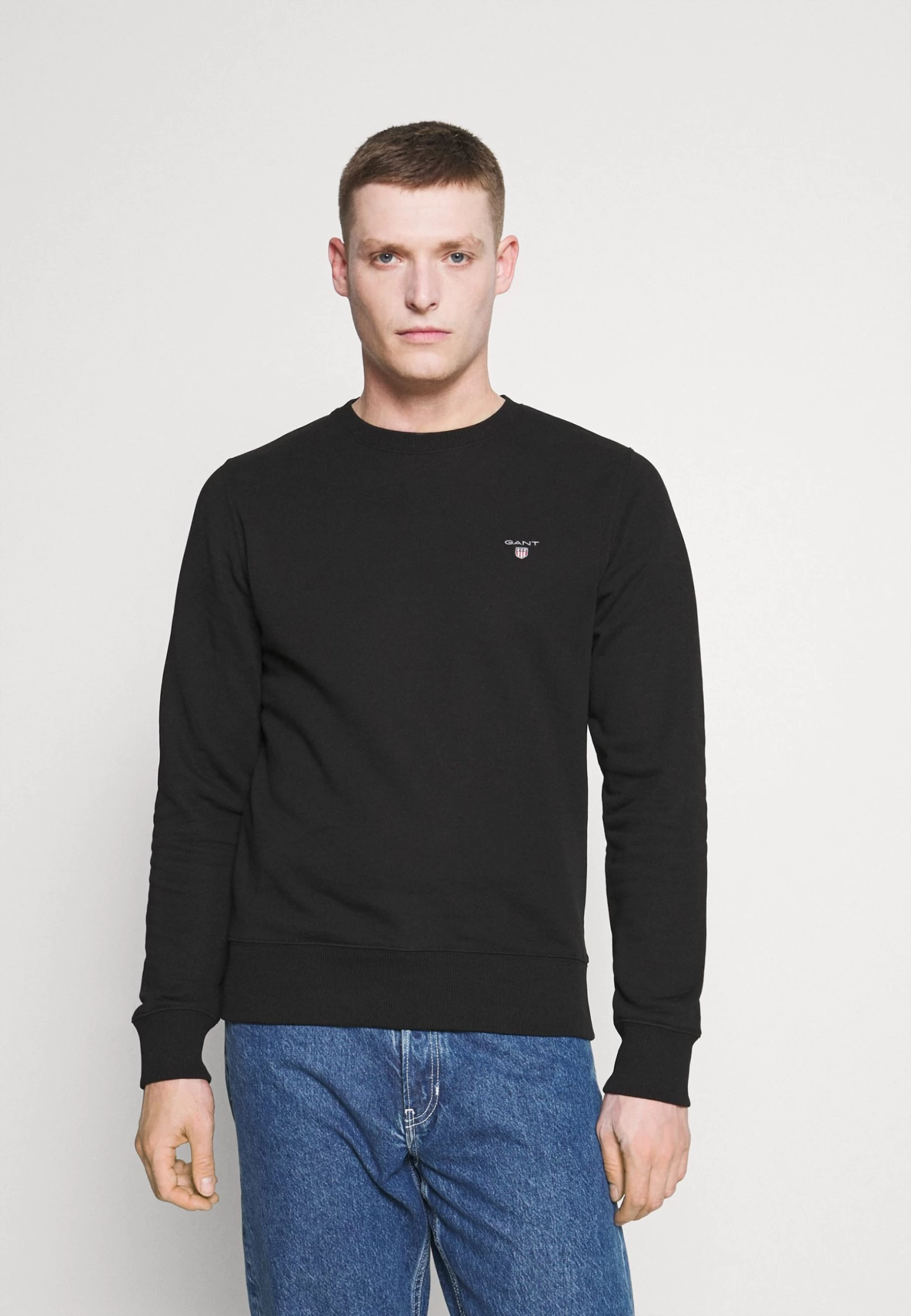 Gant Original C Neck - Sweatshirt - Black