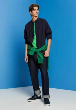 ESPRIT Strukturiertes- Shirt - Navy