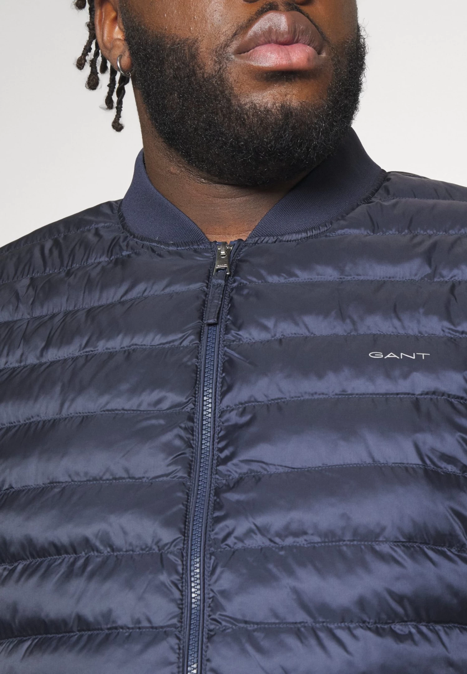 Gant Light Padded Jacket Plus Size - Bomber Jacket - Evening Blue - Image 6