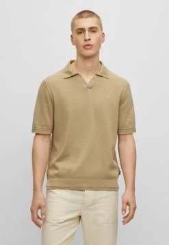 Boss Polo Shirt - Beige Three