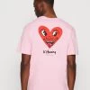 Jack & Jones Jorkeithharing Crew Neck Unisex - Print T-Shirt - Prism Pink