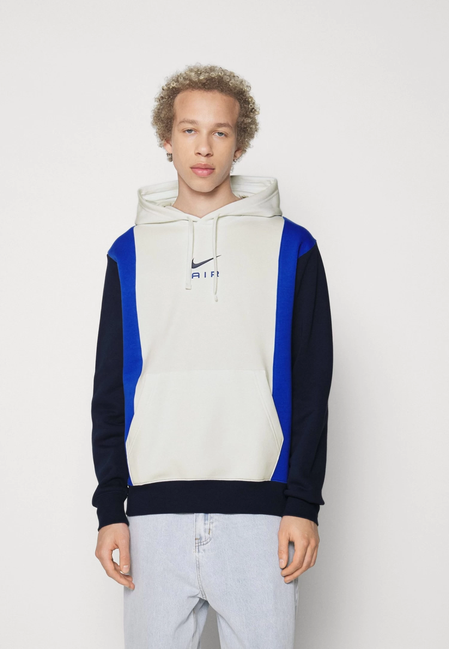 Nike Sportswear Air Hoody - Sweatshirt - Summit White/Obsidian/Game Royal - Image 3