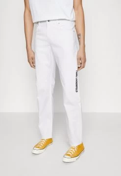 Karl Lagerfeld Jeans Straight Logo- Straight Leg Jeans - White