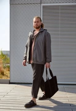 K-Way Plus Le Vrai Claude Unisex - Short Coat - Grey Smoked