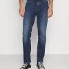 Marc O'Polo DENIM 5-Pocket Regular Waist - Slim Fit Jeans - Multi/Dark Blue Crosshatch
