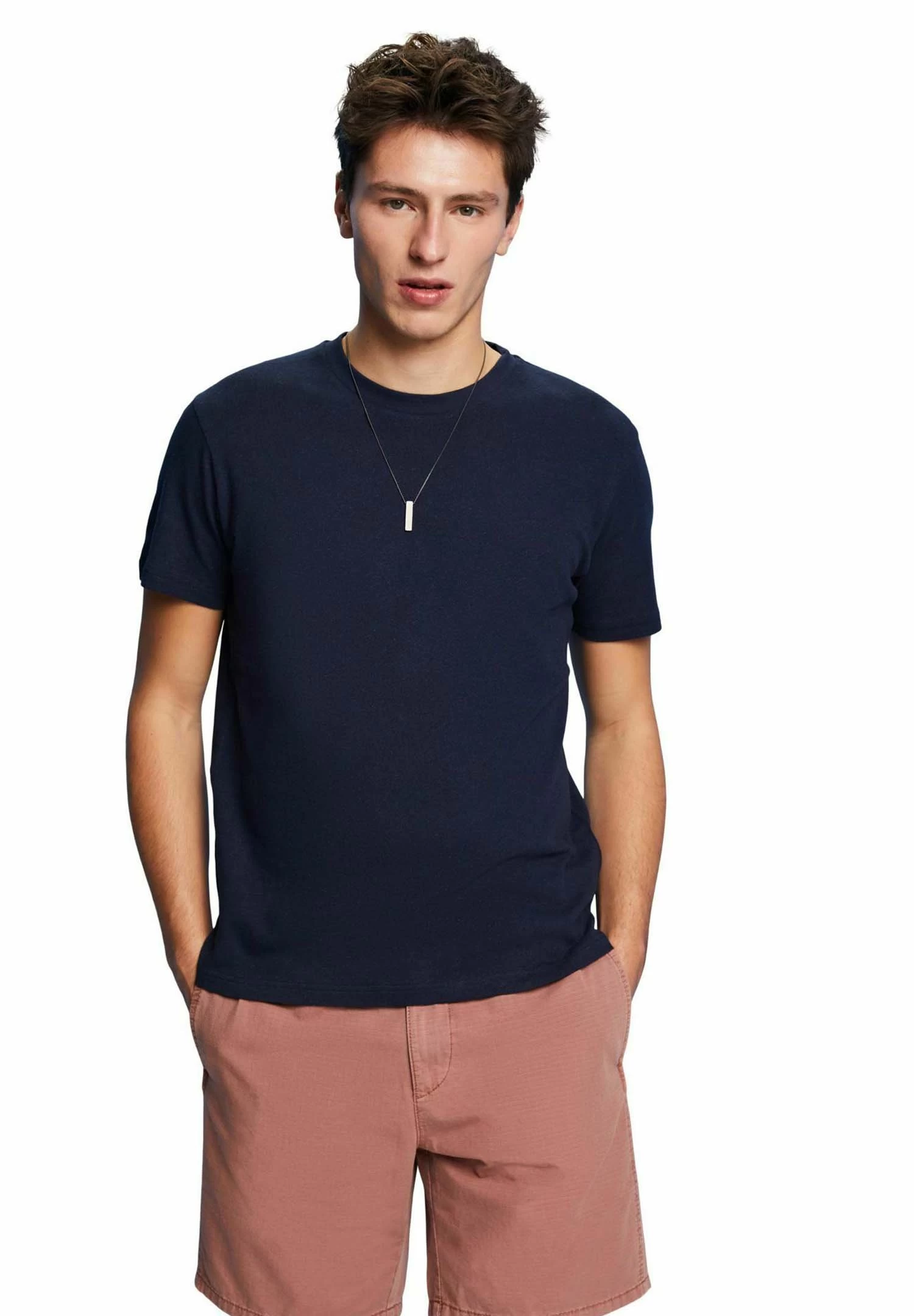 ESPRIT Basic T-Shirt - Navy