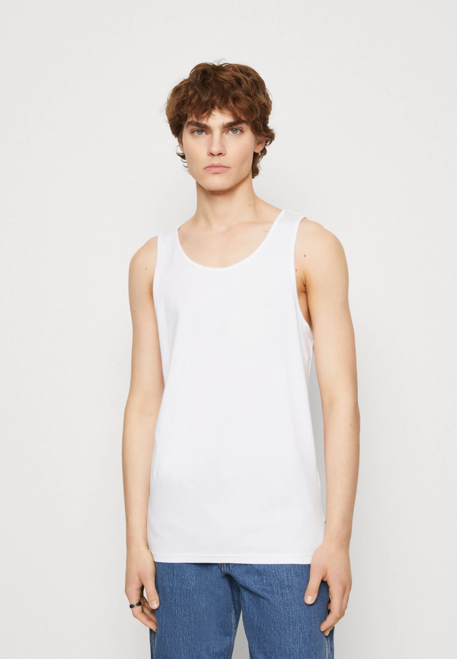 Only & Sons Onsbasic Slim 2 Pack - Top - White - Image 2